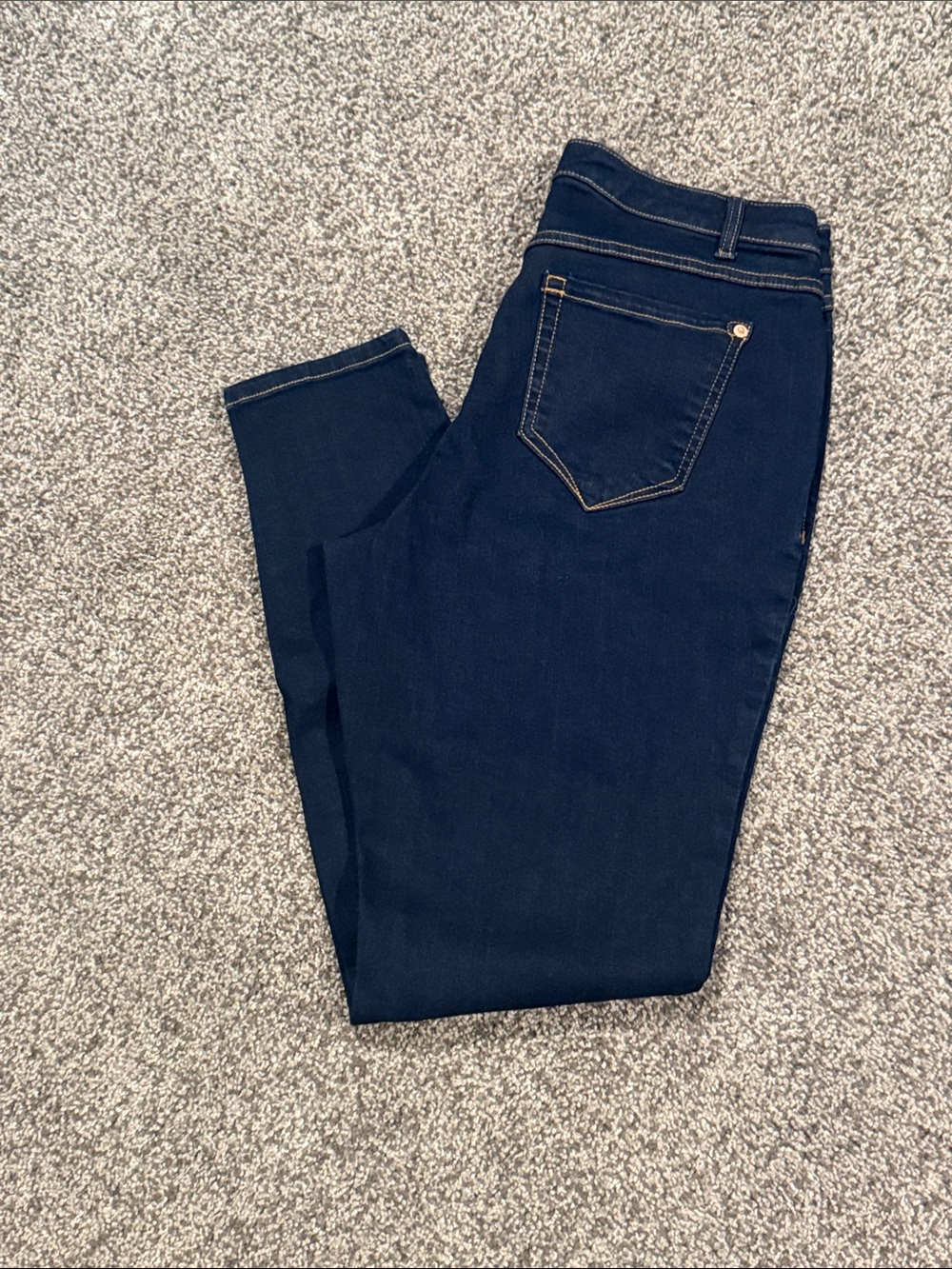 INC  Denim Classic Skinny Jeans in Dark Indigo